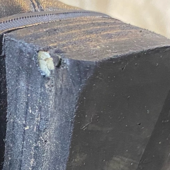 SAM Edelman Blk Leather Boots - Picture 14 of 14